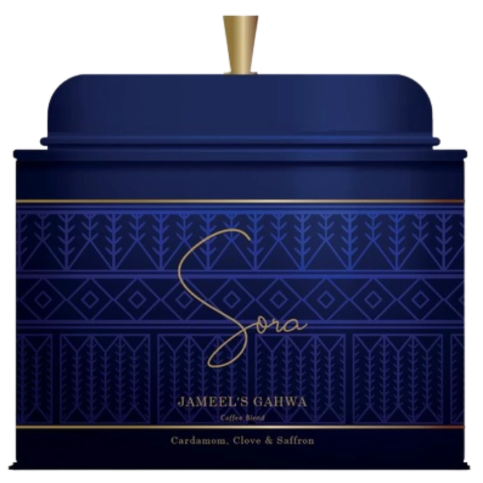 Design emballage thé premium Sora Tea and Coffee